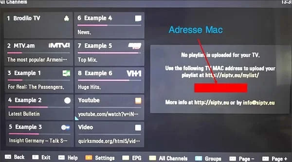 récupérer l'adresse-mac-siptv
